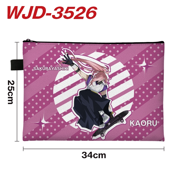 SK∞ Anime Peripheral Full Color A4 File Bag 34x25cm WJD-3526