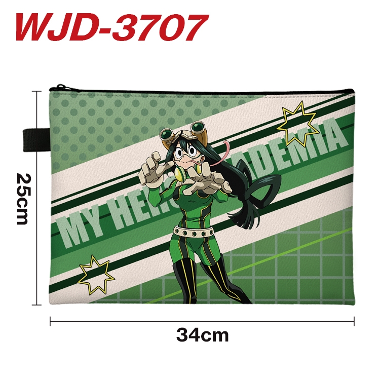 My Hero Academia Anime Peripheral Full Color A4 File Bag 34x25cm  WJD-3707
