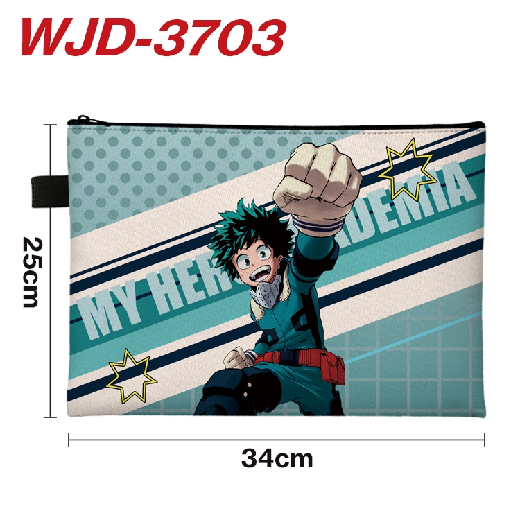 My Hero Academia Anime Peripheral Full Color A4 File Bag 34x25cm 