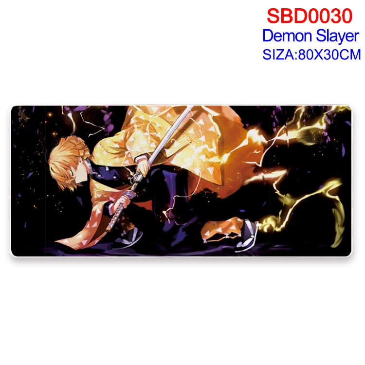 Demon Slayer Kimets Anime peripheral mouse pad 80X30CM  SBD-030