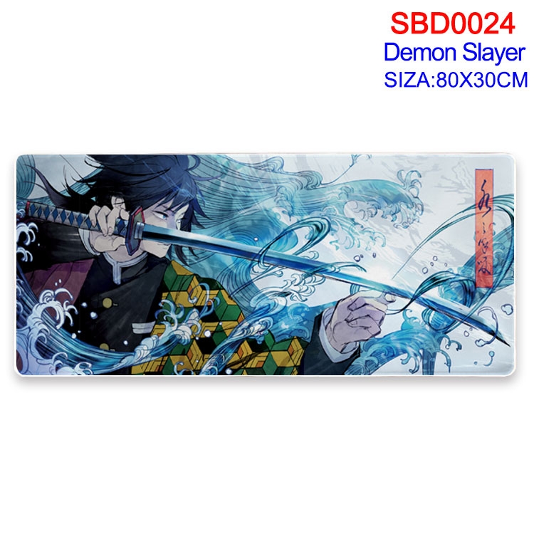 Demon Slayer Kimets Anime peripheral mouse pad 80X30CM SBD-024