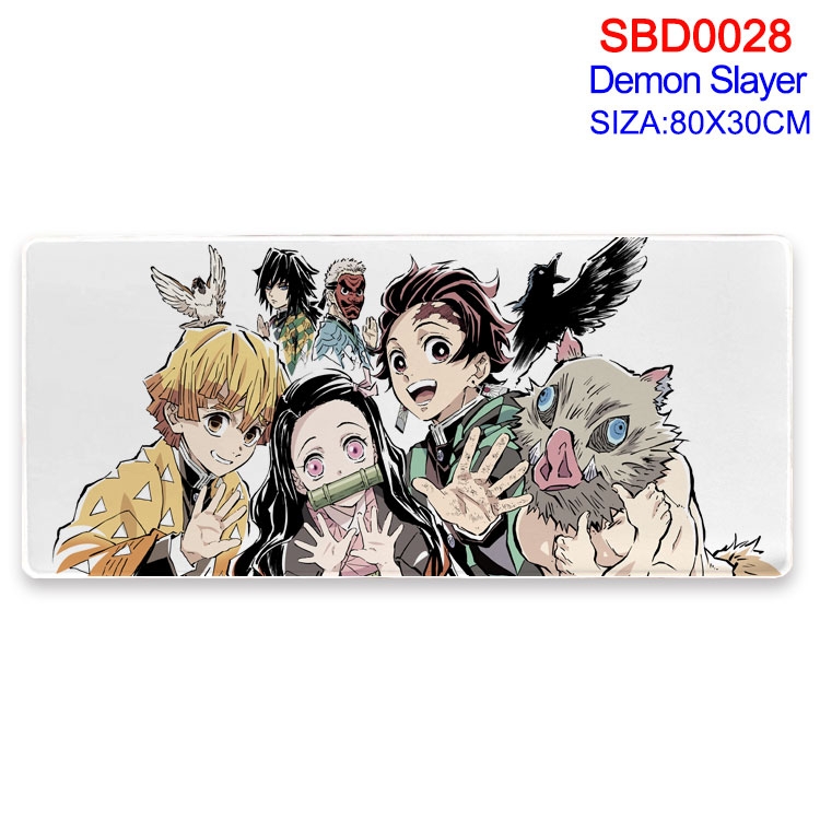 Demon Slayer Kimets Anime peripheral mouse pad 80X30CM  SBD-028