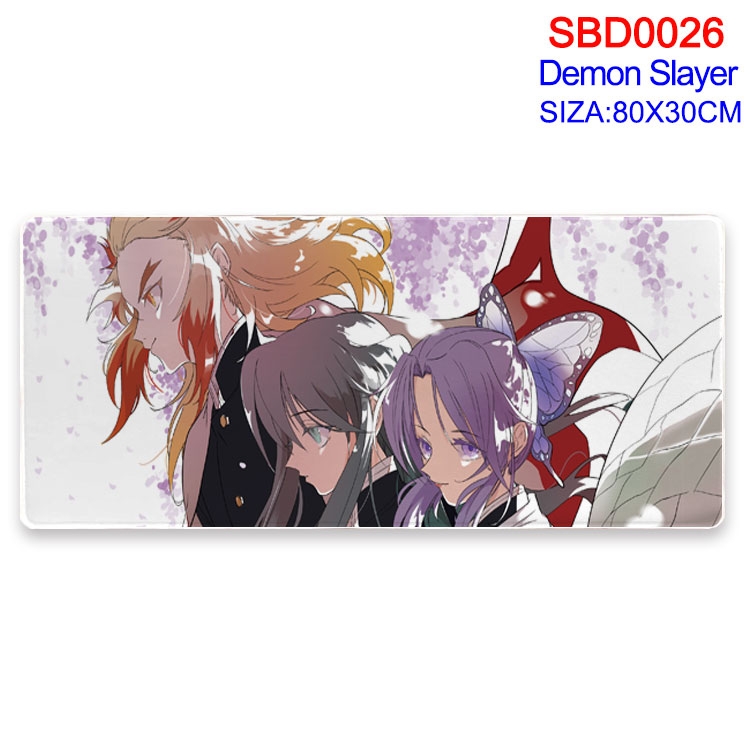 Demon Slayer Kimets Anime peripheral mouse pad 80X30CM SBD-026