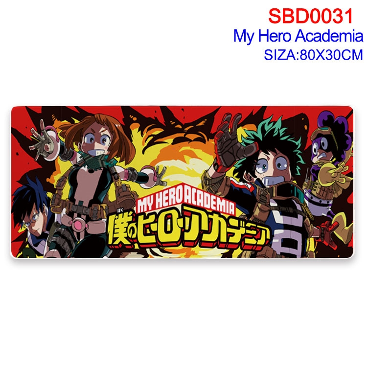 My Hero Academia Anime peripheral mouse pad 80X30CM SBD-031