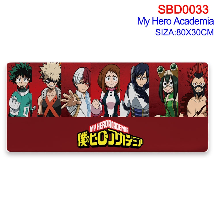 My Hero Academia Anime peripheral mouse pad 80X30CM SBD-033