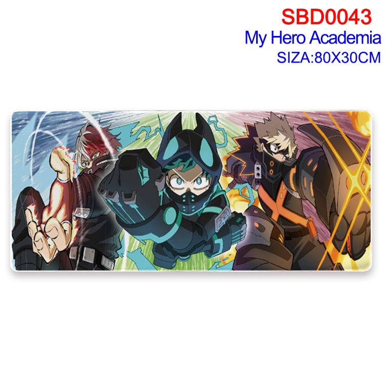 My Hero Academia Anime peripheral mouse pad 80X30CM SBD-043