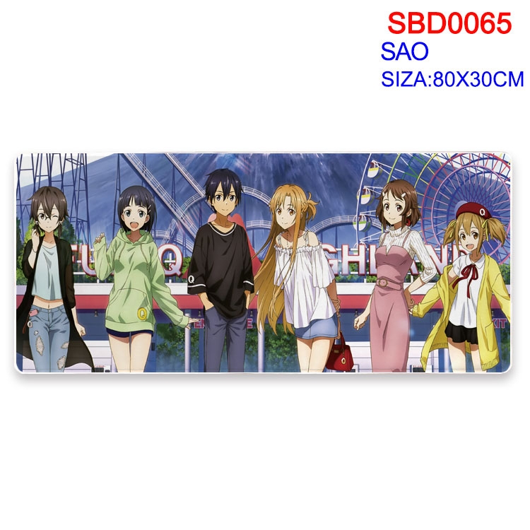 Sword Art Online Anime peripheral mouse pad 80X30CM  SBD-065