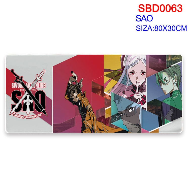 Sword Art Online Anime peripheral mouse pad 80X30CM SBD-063