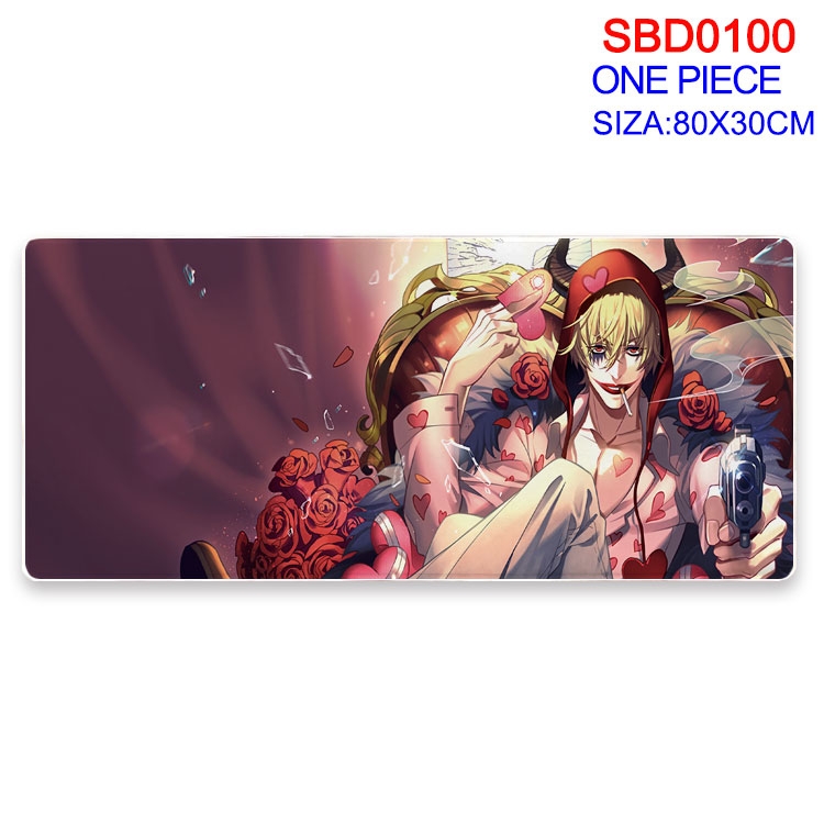 One Piece Anime peripheral mouse pad 80X30CM  SBD-100