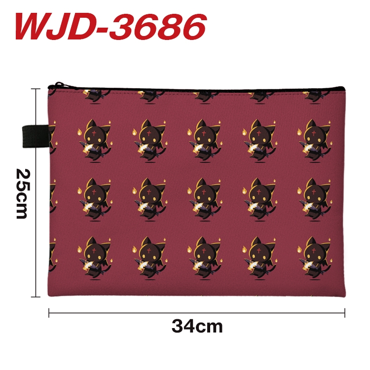 Kono Subarashii Sekai ni Shukufuku wo Anime Peripheral Full Color A4 File Bag 34x25cm WJD-3686