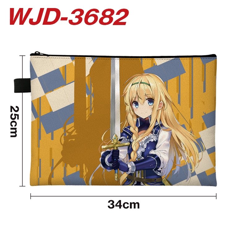 Kono Subarashii Sekai ni Shukufuku wo Anime Peripheral Full Color A4 File Bag 34x25cm WJD-3682