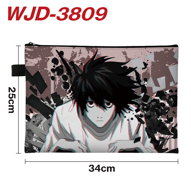 Death note Anime Peripheral Full Color A4 File Bag 34x25cm WJD-3809