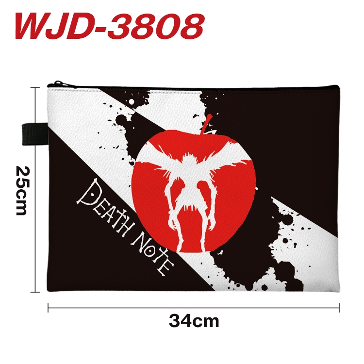 Death note Anime Peripheral Full Color A4 File Bag 34x25cm WJD-3808