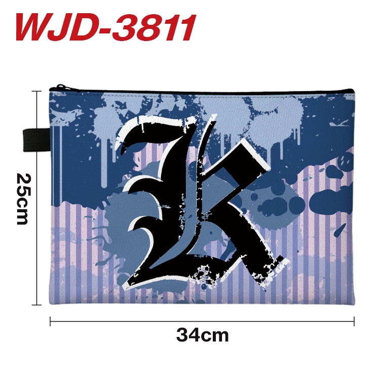 Death note Anime Peripheral Full Color A4 File Bag 34x25cm WJD-3811
