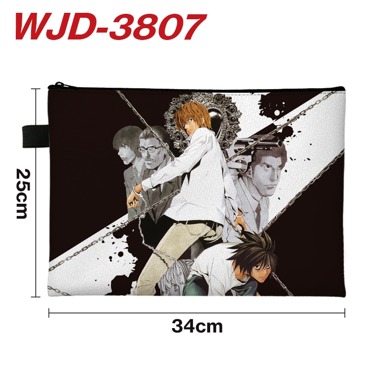 Death note Anime Peripheral Full Color A4 File Bag 34x25cm  WJD-3807