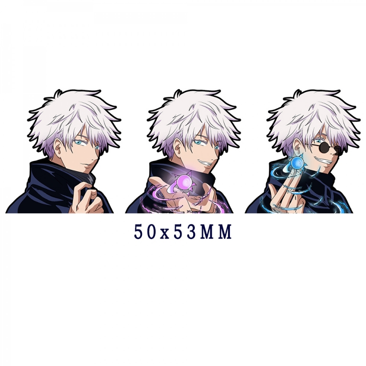 Jujutsu Kaisen Mobile phone small size magic 3D raster HD variable map animation stickers price for 5 pcs