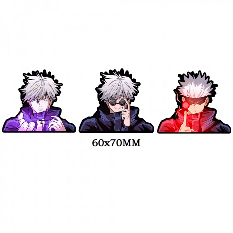 Jujutsu Kaisen Mobile phone small size magic 3D raster HD variable map animation stickers price for 5 pcs