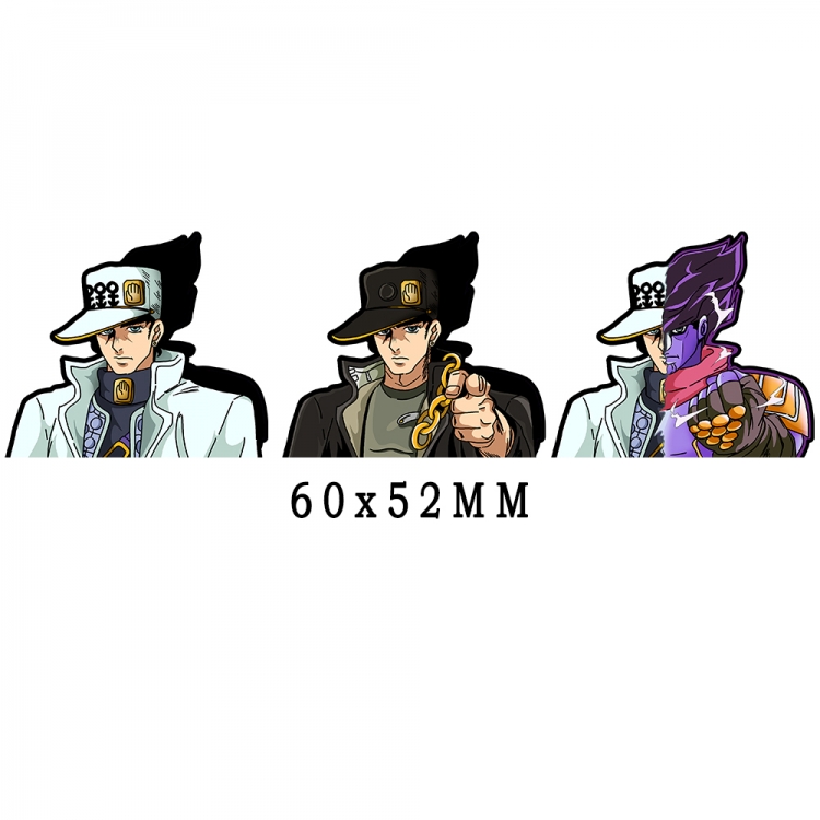 JoJos Bizarre Adventure Mobile phone small size magic 3D raster HD variable map animation stickers price for 5 pcs