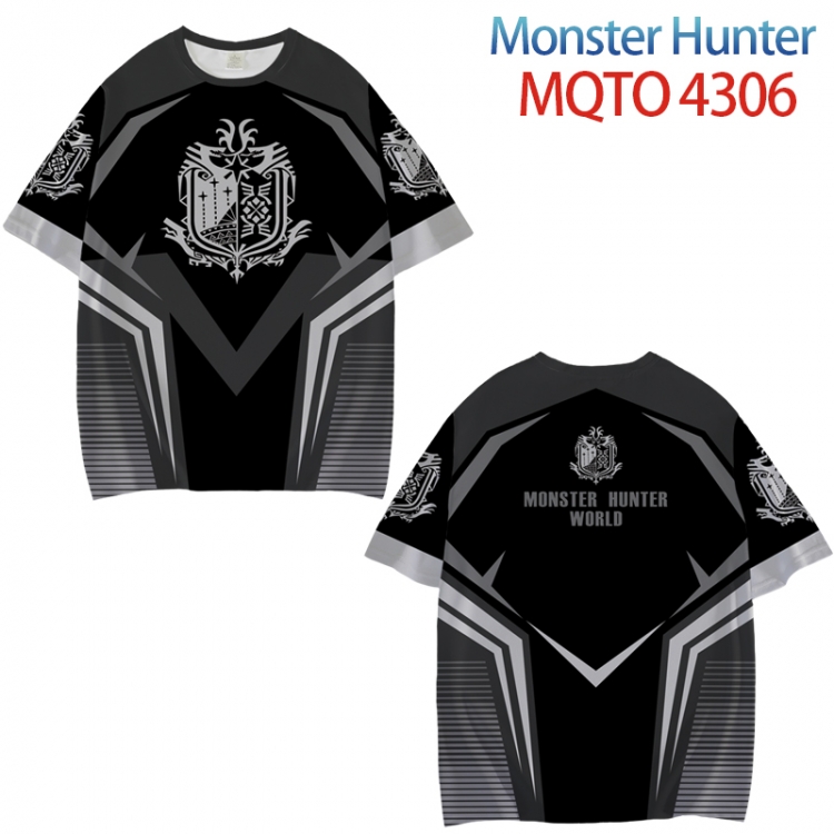 Monster Hunter Full color printed short sleeve T-shirt from XXS to 4XL MQTO-4306