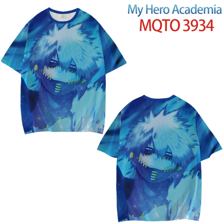 My Hero Academia Full color printed short sleeve T-shirt from XXS to 4XL MQTO 3934