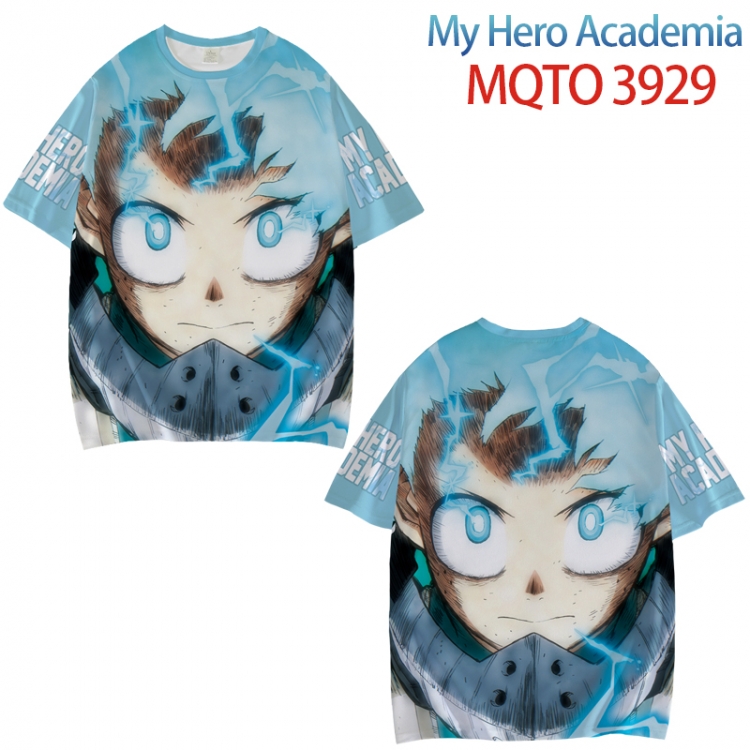 My Hero Academia Full color printed short sleeve T-shirt from XXS to 4XL MQTO 3929