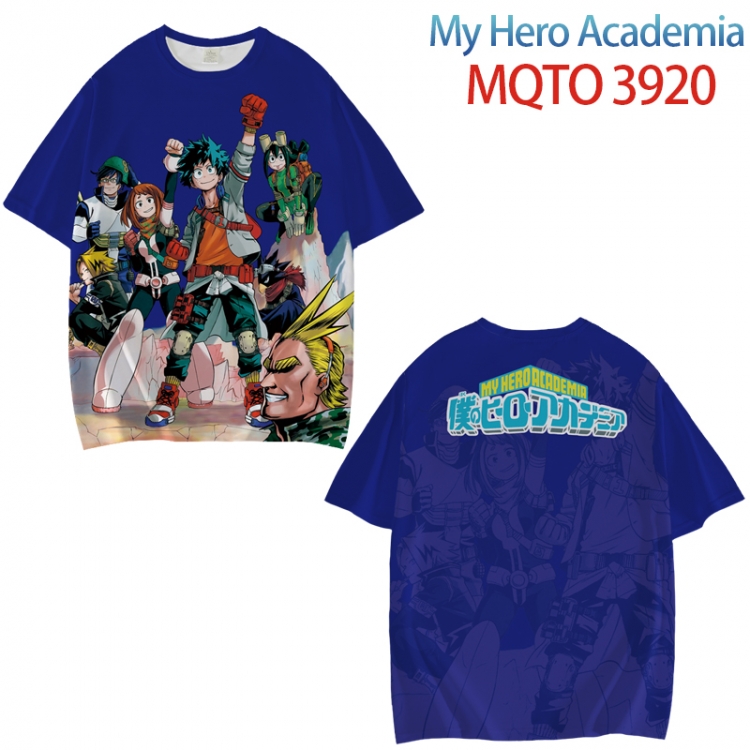 My Hero Academia Full color printed short sleeve T-shirt from XXS to 4XL  MQTO 3920
