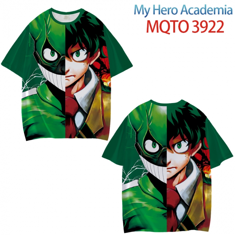 My Hero Academia Full color printed short sleeve T-shirt from XXS to 4XL MQTO 3922