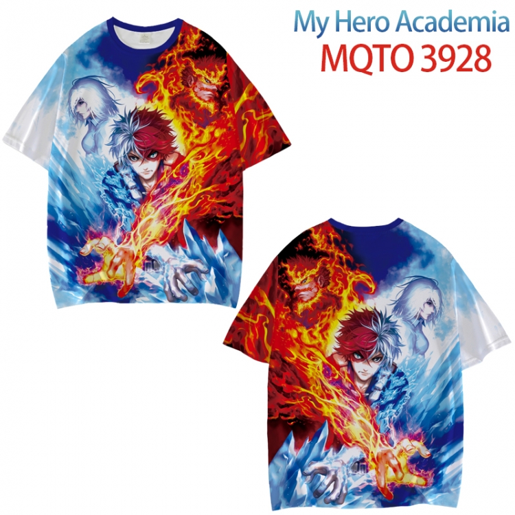 My Hero Academia Full color printed short sleeve T-shirt from XXS to 4XL MQTO 3928