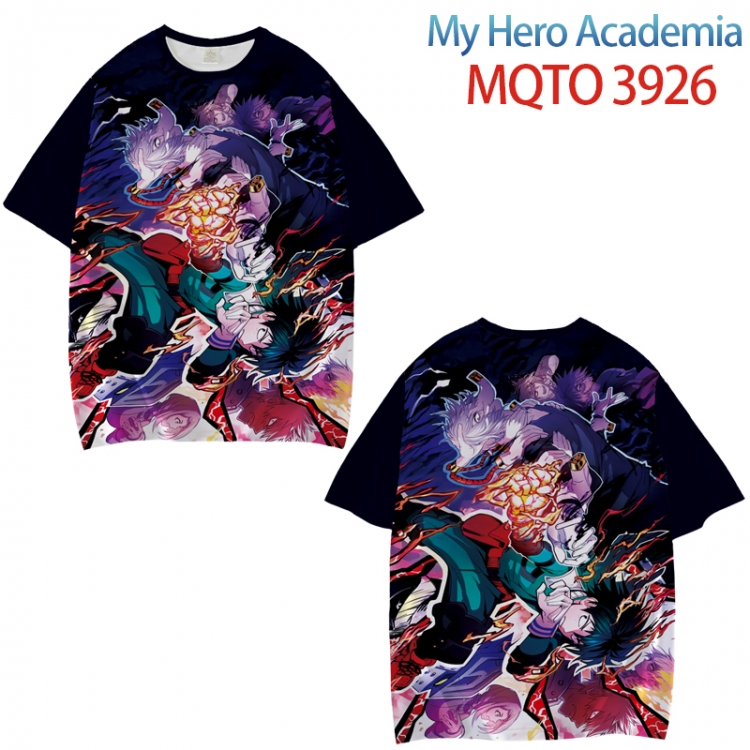 My Hero Academia Full color printed short sleeve T-shirt from XXS to 4XL MQTO 3926