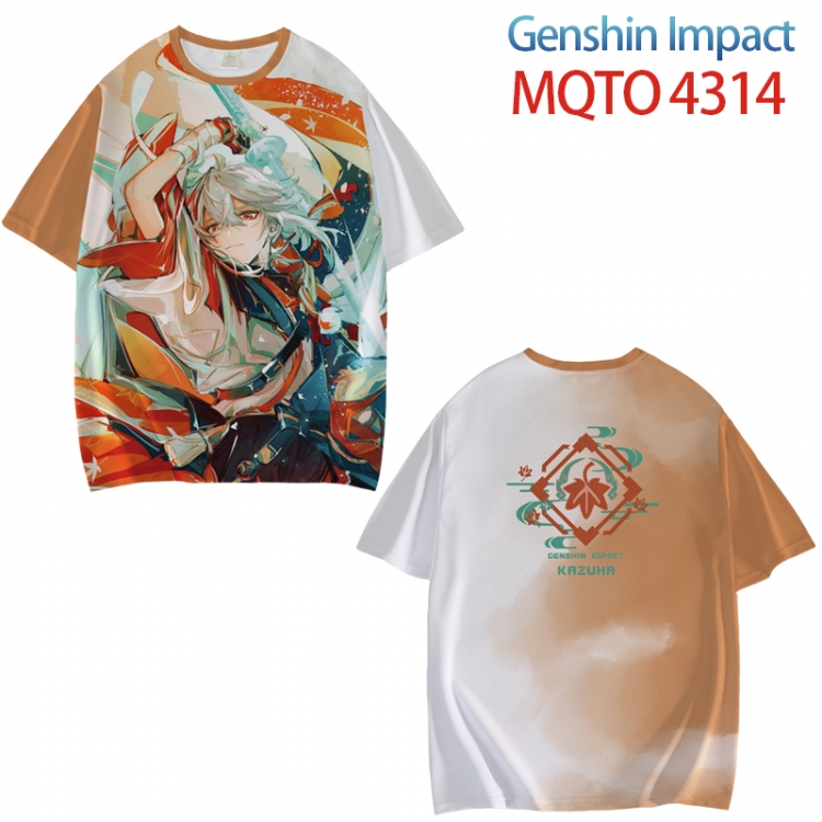 Genshin Impact Full color printed short sleeve T-shirt from XXS to 4XL MQTO-4314