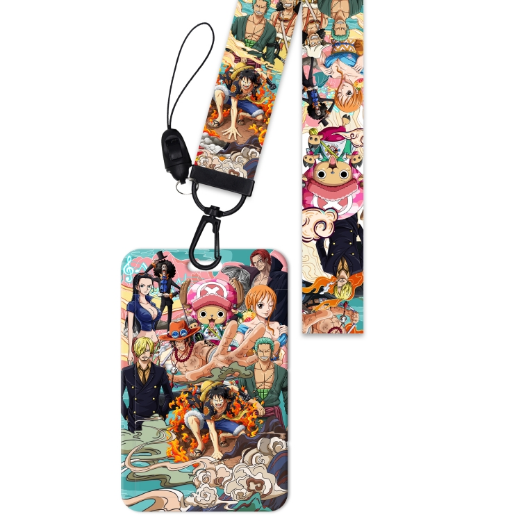 One Piece Black Buckle Short Lanyard Hand Rope Card Sleeve 2-Piece Set 22.5cm price for 2 pcs