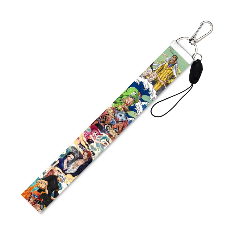 One Piece Silver buckle lanyard mobile phone rope 22.5CM   price for 10 pcs