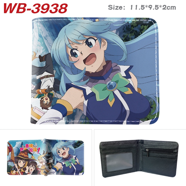 full house of magic  Anime color book two-fold leather wallet 11.5X9.5CM WB-3938A