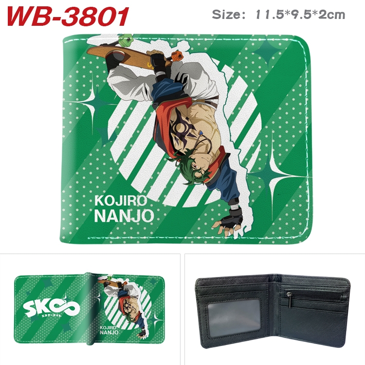 SK∞ Anime color book two-fold leather wallet 11.5X9.5CM WB-3801A