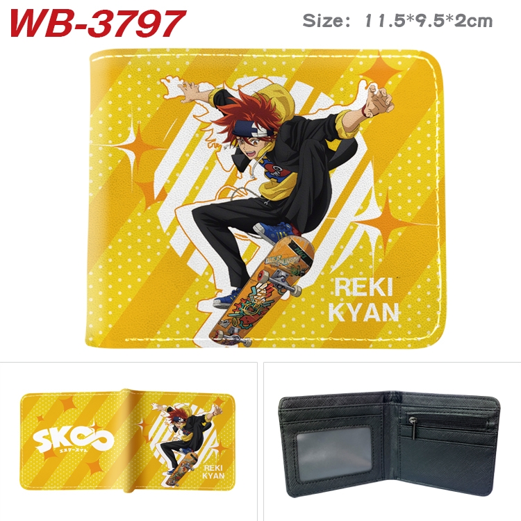 SK∞ Anime color book two-fold leather wallet 11.5X9.5CM  WB-3797A