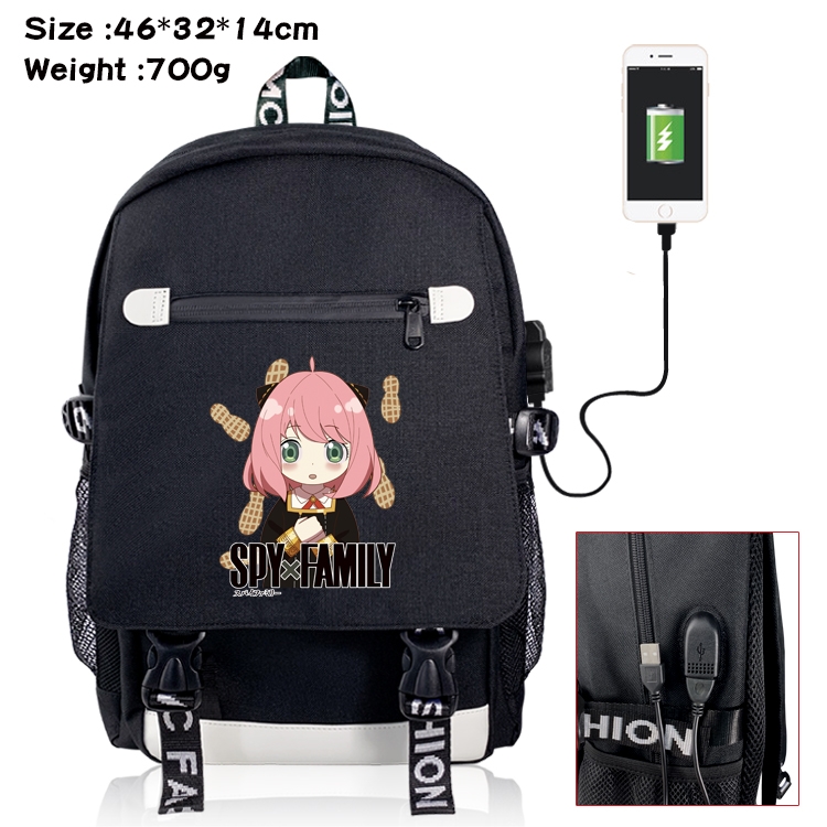 SPY×FAMILY Anime Nylon Flip Data Backpack Backpack 46X32X14CM