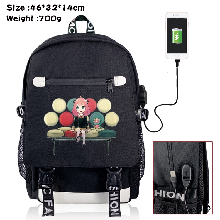 SPY×FAMILY Anime Nylon Flip Data Backpack Backpack 46X32X14CM