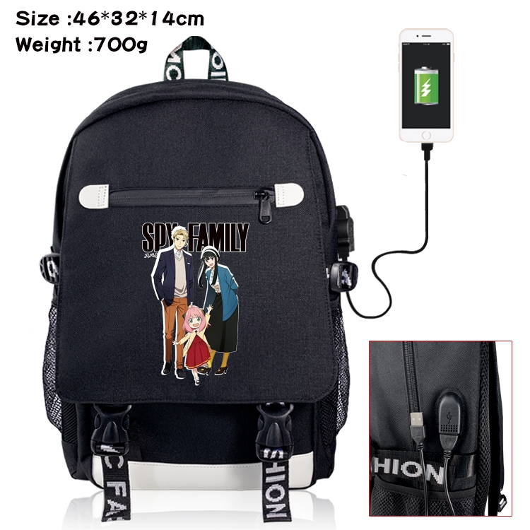 SPY×FAMILY Anime Nylon Flip Data Backpack Backpack 46X32X14CM