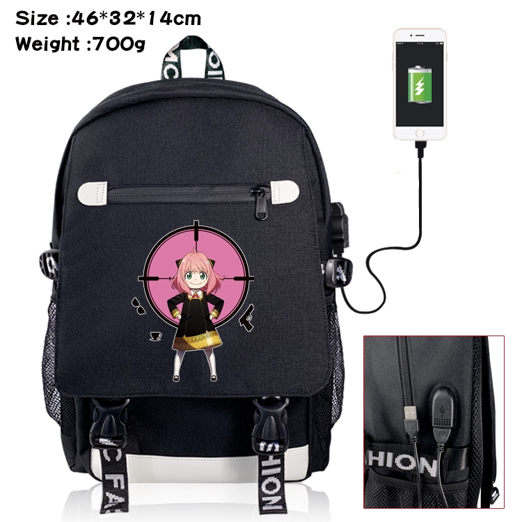 SPY×FAMILY Anime Nylon Flip Data Backpack Backpack 46X32X14CM