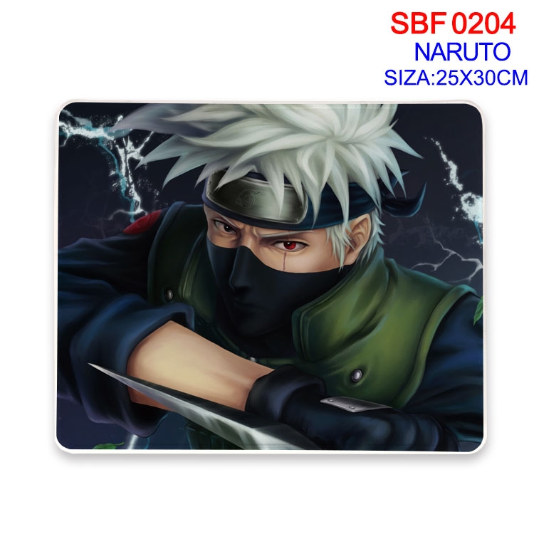 Naruto Anime peripheral edge lock mouse pad 25X30CM  SBF04