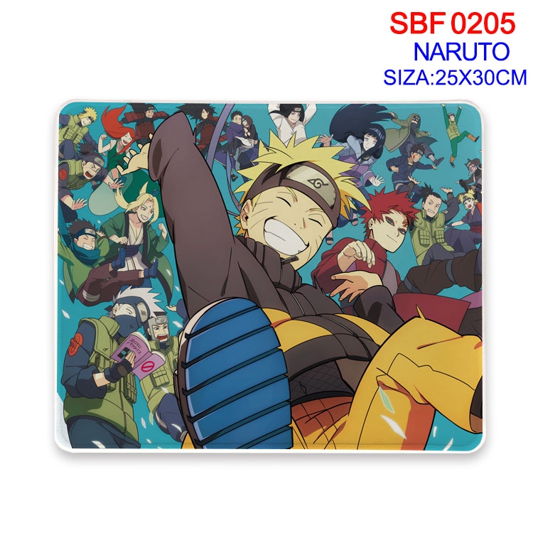 Naruto Anime peripheral edge lock mouse pad 25X30CM SBF05