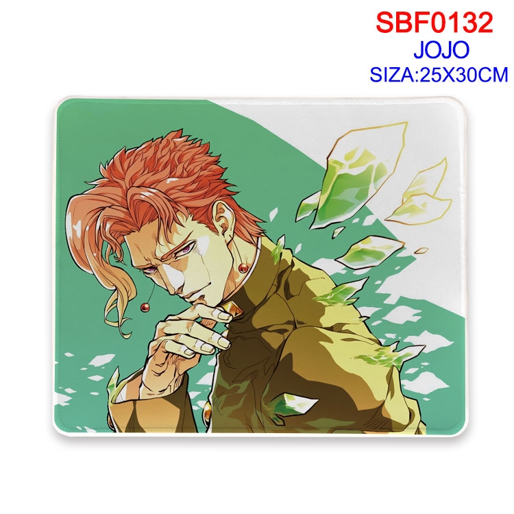 JoJos Bizarre Adventure Anime peripheral edge lock mouse pad 25X30CM  SBF-132