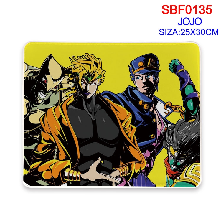 JoJos Bizarre Adventure Anime peripheral edge lock mouse pad 25X30CM  SBF-135