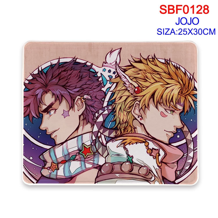 JoJos Bizarre Adventure Anime peripheral edge lock mouse pad 25X30CM  SBF-128