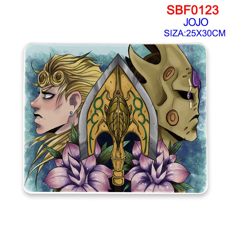 JoJos Bizarre Adventure Anime peripheral edge lock mouse pad 25X30CM SBF-123