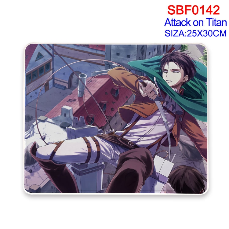 Shingeki no Kyojin Anime peripheral edge lock mouse pad 25X30CM SBF-142