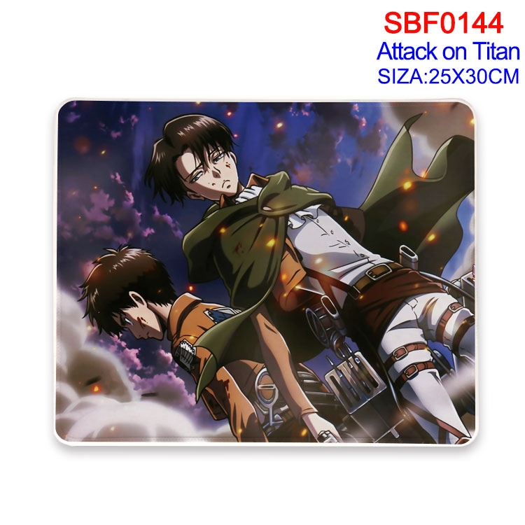 Shingeki no Kyojin Anime peripheral edge lock mouse pad 25X30CM  SBF-144