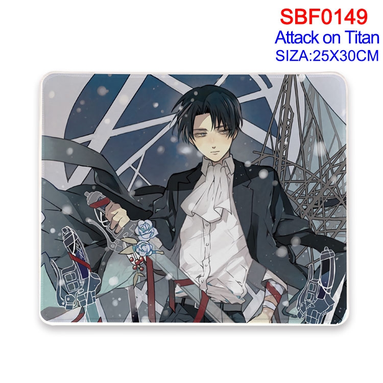 Shingeki no Kyojin Anime peripheral edge lock mouse pad 25X30CM SBF-149