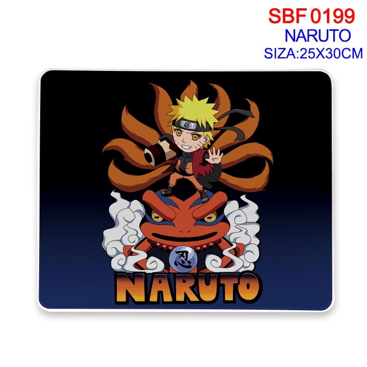 Naruto Anime peripheral edge lock mouse pad 25X30CM  SBF-199