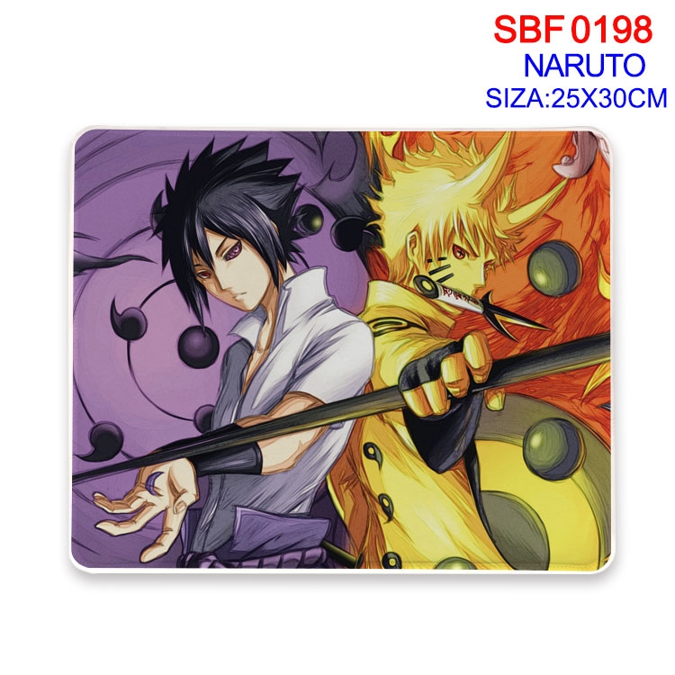 Naruto Anime peripheral edge lock mouse pad 25X30CM  SBF-198